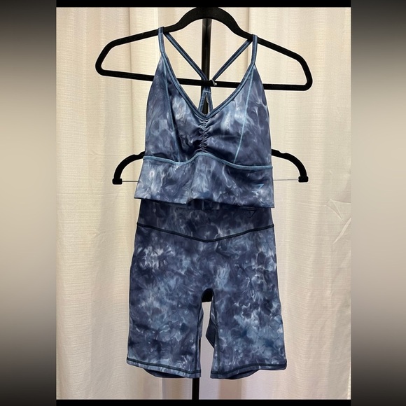 Gymshark Pants - GymShark ELEVATE LONGLINE tank & short set | size Small